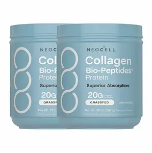 2 Pack NeoCell Collagen Peptides Powder 20oz - Grassfed Protein Supplement CV- Advanced with 18 Essential Amino Acids