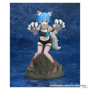 19CM Rem Figure Anime Re ZERO Starting Life In Another World Halloween Costume  Golf Model Toy Gift Collection Ornaments PVC