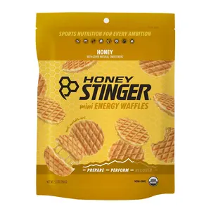 Honey Stinger Organic Mini Honey Waffles, Energy Stroopwafel for Exercise, Endurance and Performance, Sports Nutrition for Home & Gym, Pre and Post Workout, 1 Bag, 5.3 Ounces