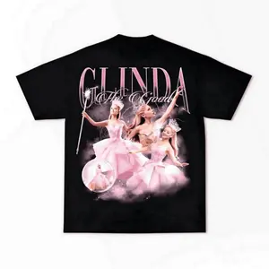 Vintage Glinda Wicked Shirt Glinda Wicked Shirt Movie 2024 Unisex Cotton Graphic Tee Unisex Cotton All-Use Tee Timeless All-Use