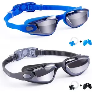 Swim Goggles, Pack of 2 Swimming Goggles for  Boys & Girls  3-14