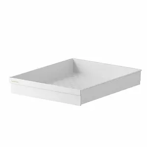 2 Heavy Duty Non-Drill Pull-Out Storage Boxes - Slide-Out Shelves, Space-Saving Cabinet Storage Boxes for Easy Installation in Kitchens, Bathrooms, Under Sinks, Closets - Durable Plastic Storage Boxes