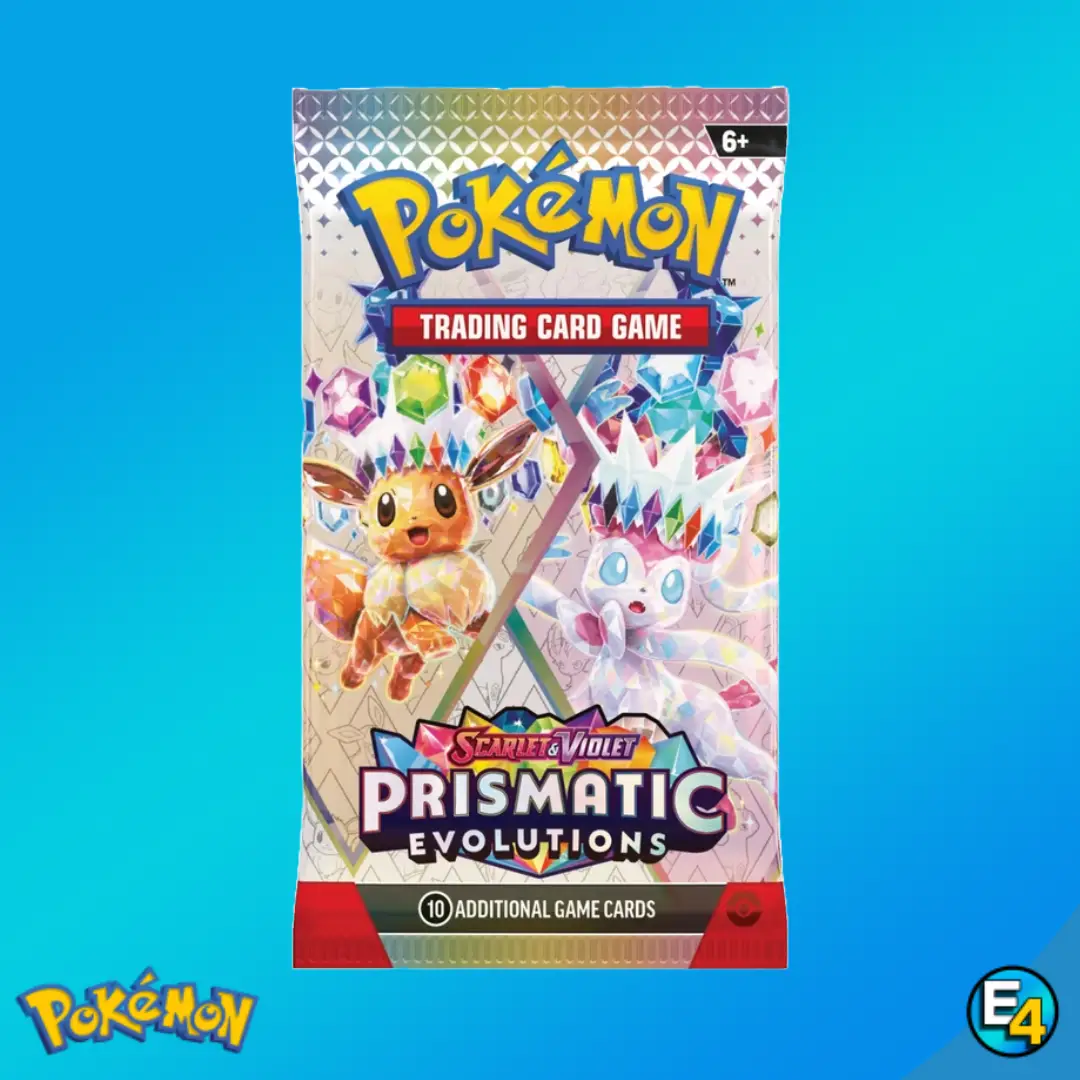 Pokemon Prismatic Evolutions Booster Pack Collectible Trading Cards