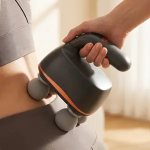 4-Head Professional Electric Muscle Massage Gun, 28kg Deep Shaking, Each Impact Effectively Stimulates Muscle Fascia for Deep Relaxation, Portable Handheld Design, Suitable for Home and Travel minimassage