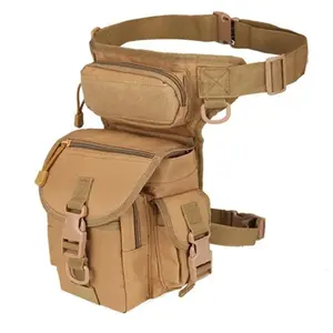 HomeDailyEss Men's tactical waist bag - leg-hung type B-shaped cross-leg strap - outdoor cycling and hiking thigh bag