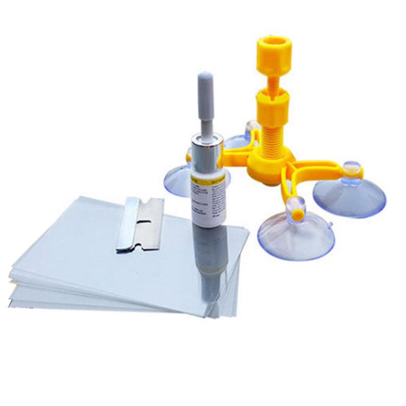 Car Windshield Repair Kit, Glass Scratch & Crack Repair Tool for Car Window Screen Polishing
