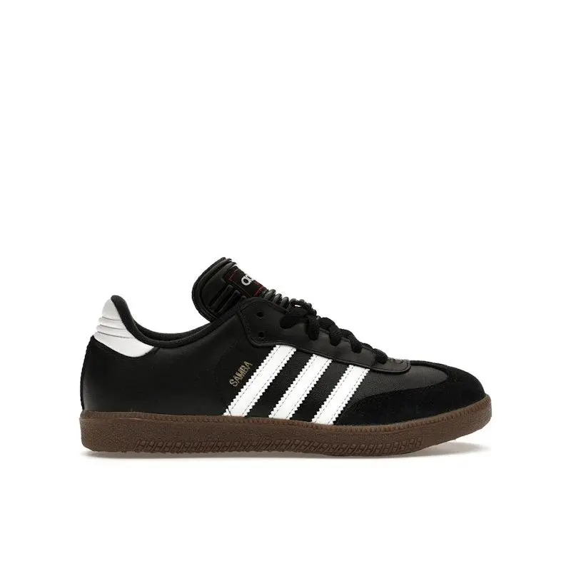 adidas Kid's Samba Classic Black White Dark Gum, from StockX