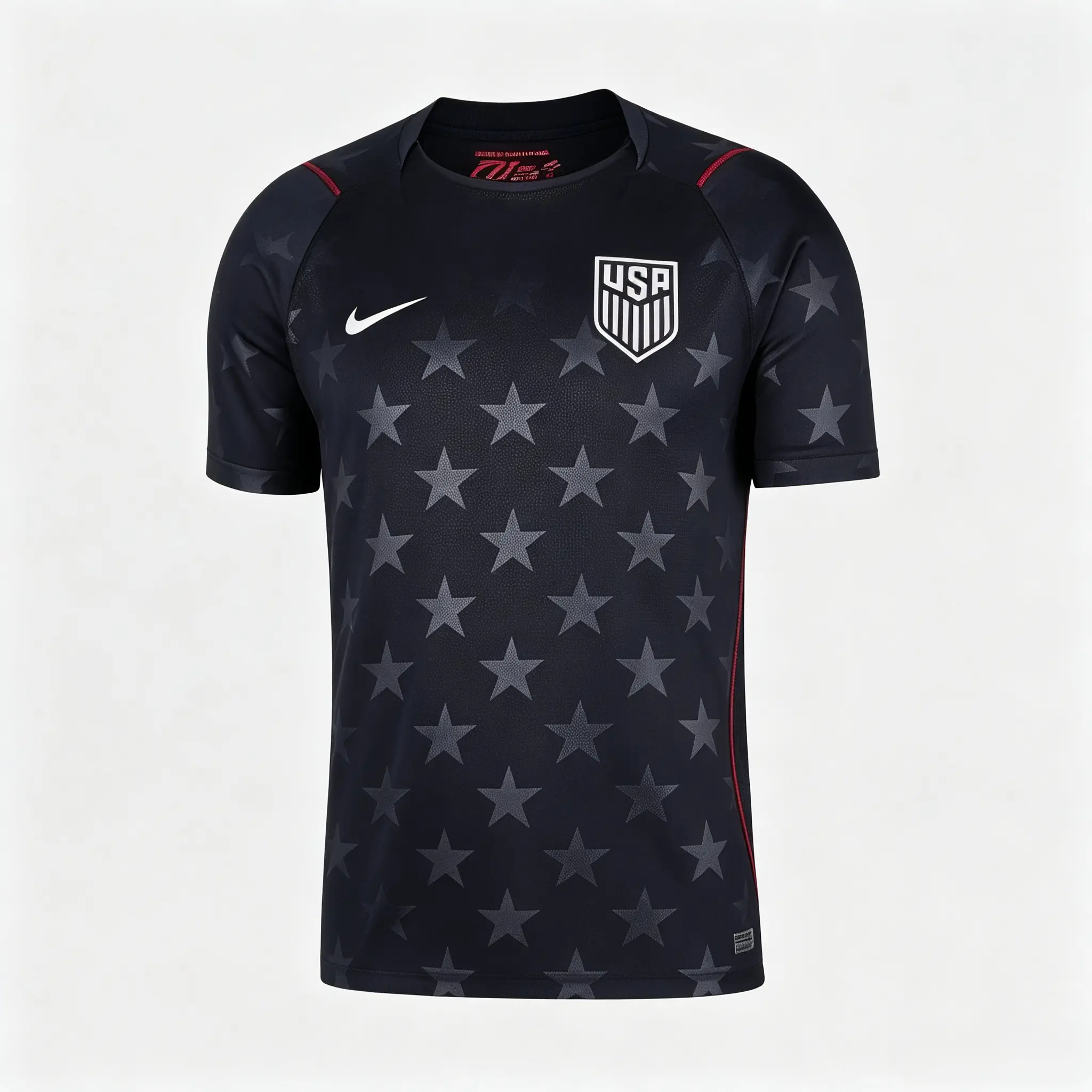 Nike Usmnt 2026 Stadium Away 'Dark Obsidian/University Red/Pure Platinum', Menswear, Top