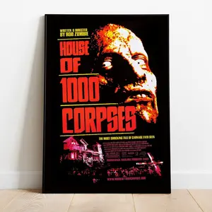 House of 1000 Corpses, Rob Zombie, 2003 - HQ Vintage Movie Poster
