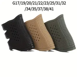 Tactical Pistol Holster Rubber Grip Glove Sleeve for Glock G17 G19 G19X G20 G21 G22 G23 G25 G31 G32 G34 G35 G37 G38 G41