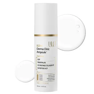 WJ Cosmetics EGFon Ampoule – Firming and Smoothing EGF Serum for Elasticity with Peptide and Plant-based Collagen, Hydrating Korean Facial Serum for Gentle Care and Barrier Support (1.01 fl.oz)