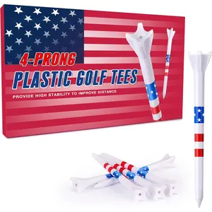 Golf Tees Choose Between 200 Count or 100 Count, Professional Marking System Golf Tees 3-1/4 Inch, Reduce Friction Side Spin More  Golf Tees