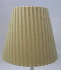 Cream & Gold Clip-On Lampshade - 34798
