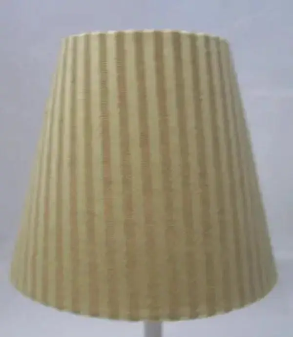 Cream & Gold Clip-On Lampshade - 34798