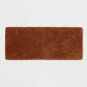 24"x60" Spa Plush Bath Rug Caramel - Threshold 24"x60" Spa Plush Bath Rug Caramel - Threshold