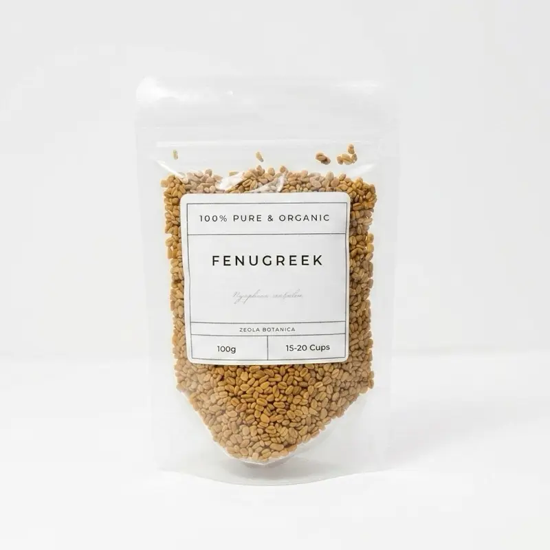 Fenugreek Seeds, Non-GMO, Raw Whole Seeds for Cooking, Baking & Herbal Tea Use