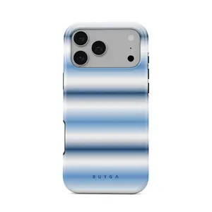 BURGA White Noise MagSafe iPhone Case, Cute Protective Cover for iPhone 11–17 Pro Max, Trendy Minimalist Aesthetic Phone Case for Girls