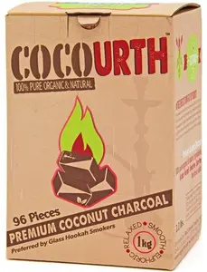 CocoUrth Organic Flat Coconut Charcoals