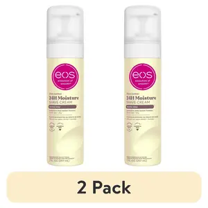 (2 Pack) Eos Shea Better Womens Shaving Cream, Vanilla Bliss, Smooth Skin Moisturizing Formula, 7 Oz EOS
