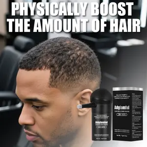 Adglamful Hair Building Fibers for Thinning Hair with Spray Applicator Pump Nozzle Natural No-Mark Fiber for Fuller Spray-On Formula with Bottle Perfect for Dates & Parties Root Enhancer Haircare