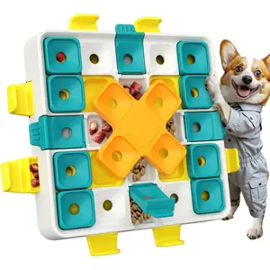 Puzzle , Extra-Large Size, 2 Levels of Step-by-Step Challenge, 4 Ways to Play Beginner to  Slow Feeder &  for  Dogs Enrichment Toys
