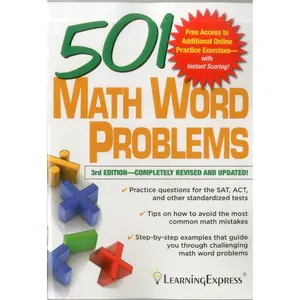 USED-501 Math Word Problems by Learningexpress LLC (Paperback)