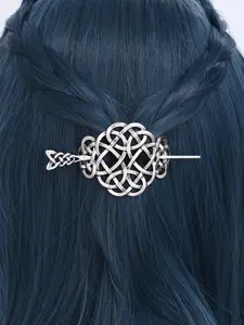 8-Piece Viking Style Celtic Knot Hair Pins, Fashionable Nordic Hair Accessories, Perfect for Parties, Holidays, and Gifts, Hair Clip Set