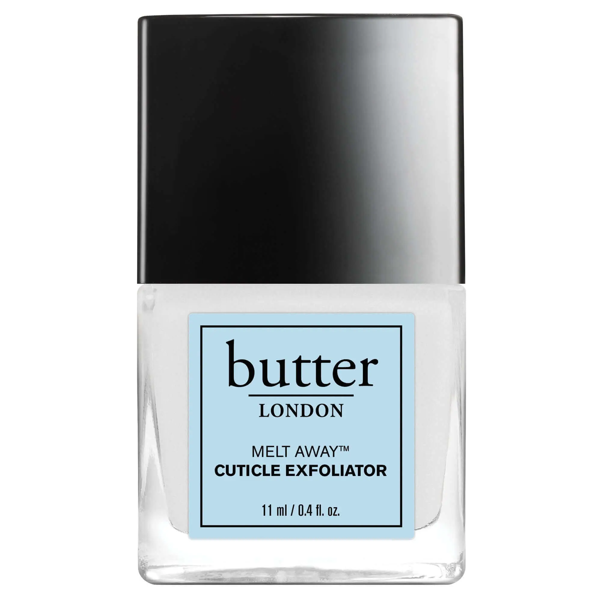 butter LONDON Melt Away Cuticle Exfoliator – No-Cut Cuticle Remover for Softer, Healthier Nails Vegan Nail Care Gentle Manicure
