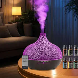 Crack color fragrance machine ultrasonic humidifier household fragrance enlarging bedroom bedside air spray essential oil lamp fragrance machine