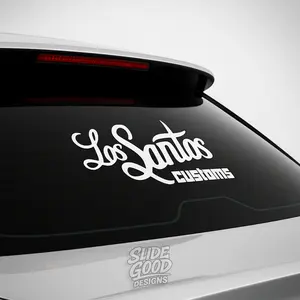 Los Santos Customs Decal for Car Exterior Accessories - Automotive & Motorcycle