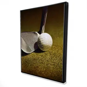 Begin Home Decor 2081-4836-SP1 36 x 48 in. Golf Closeup Canvas - Hyperrealist Art for Man Cave Decor