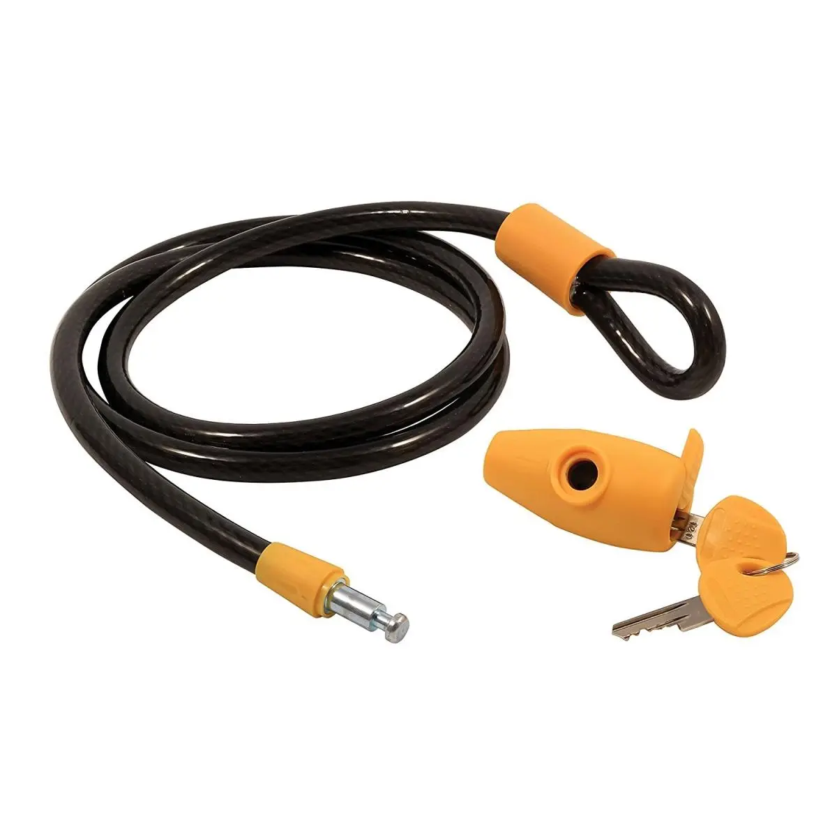 Camco Powergrip Steel Cable Lock - 60 in PVC Coated Cable, Lock-and-Key Mechanism, Anti-Theft Security for Tools & Hardware