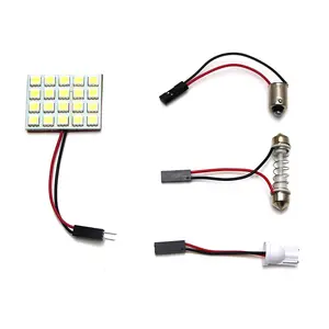 iJDMTOY 20-SMD-5050 LED Panel Light For Car Interior Map Dome Trunk Area Light, Xenon White
