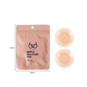 Silicone nipple covers for women, anti-showing nipple patches, invisible swimwear bikini covers for large and small breasts, waterproof and anti-exposure nipple covers