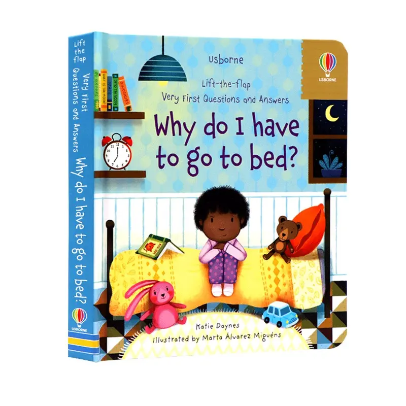 Why Do I Have to Go to Bed? Interactive Flip Book for Kids, Toddler Activity Books, Books for Toddlers, Interactive Flap, Colorful Preschool Learning Book, Family Education & English Learning Essential