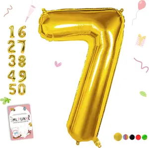 Gold FOIL BALLON 40 INCHES HELIUM BALLON FOR BIRTHDAY,ANNIVERSARY & PARTY DECORATION/ALBIEVENTS