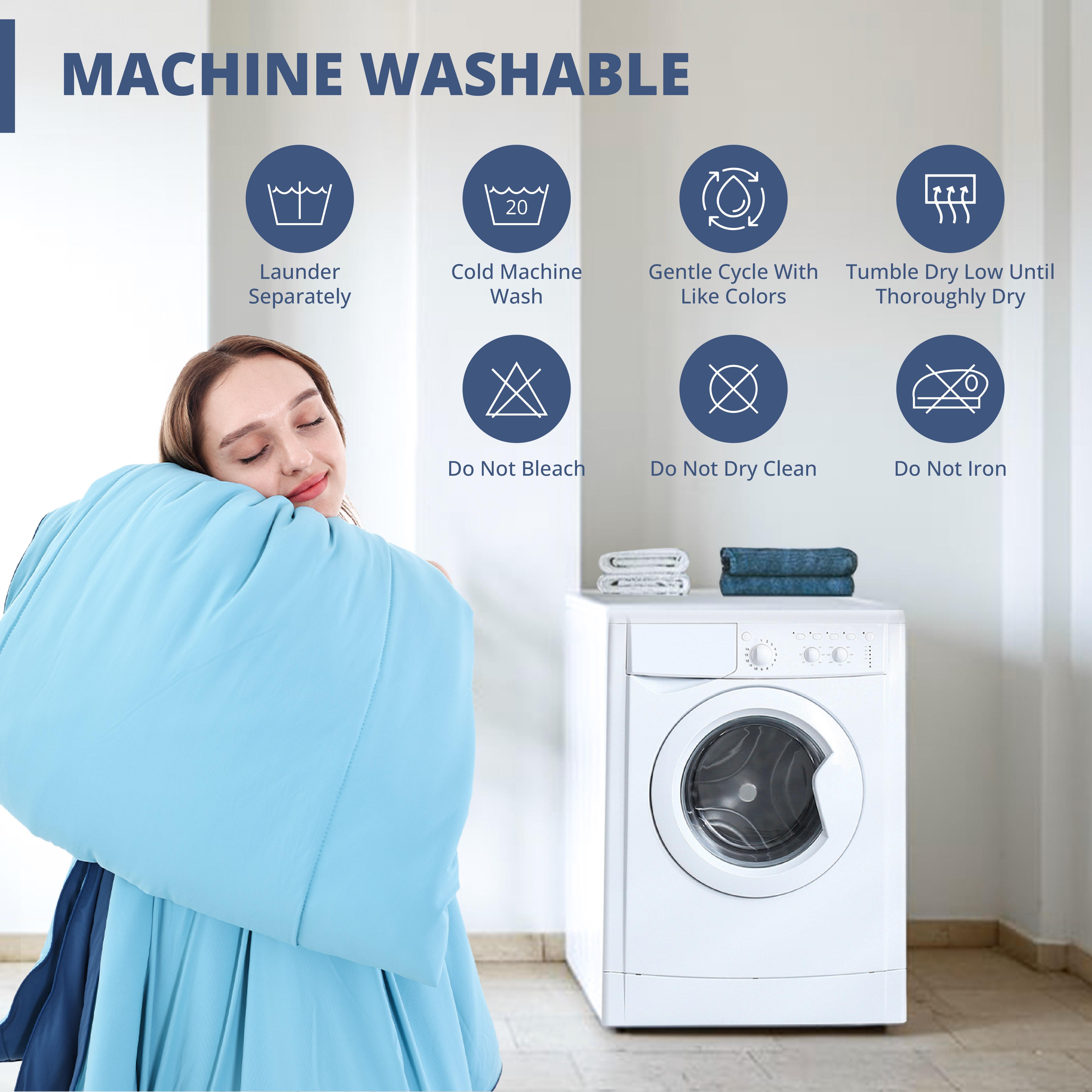 Dual-sided Comforter for Hot Sleepers, All-Season Lightweight Ice Blanket to Quickly Cool Down While Stay Warm All Night，Heat Dispense Quilt Duvet