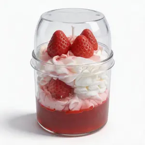 Aromatic Candle Molded Like Lucky Cream Cake, Long-Lasting Indoor Scent, High-Quality Atmosphere, Bedroom Birthday Gift