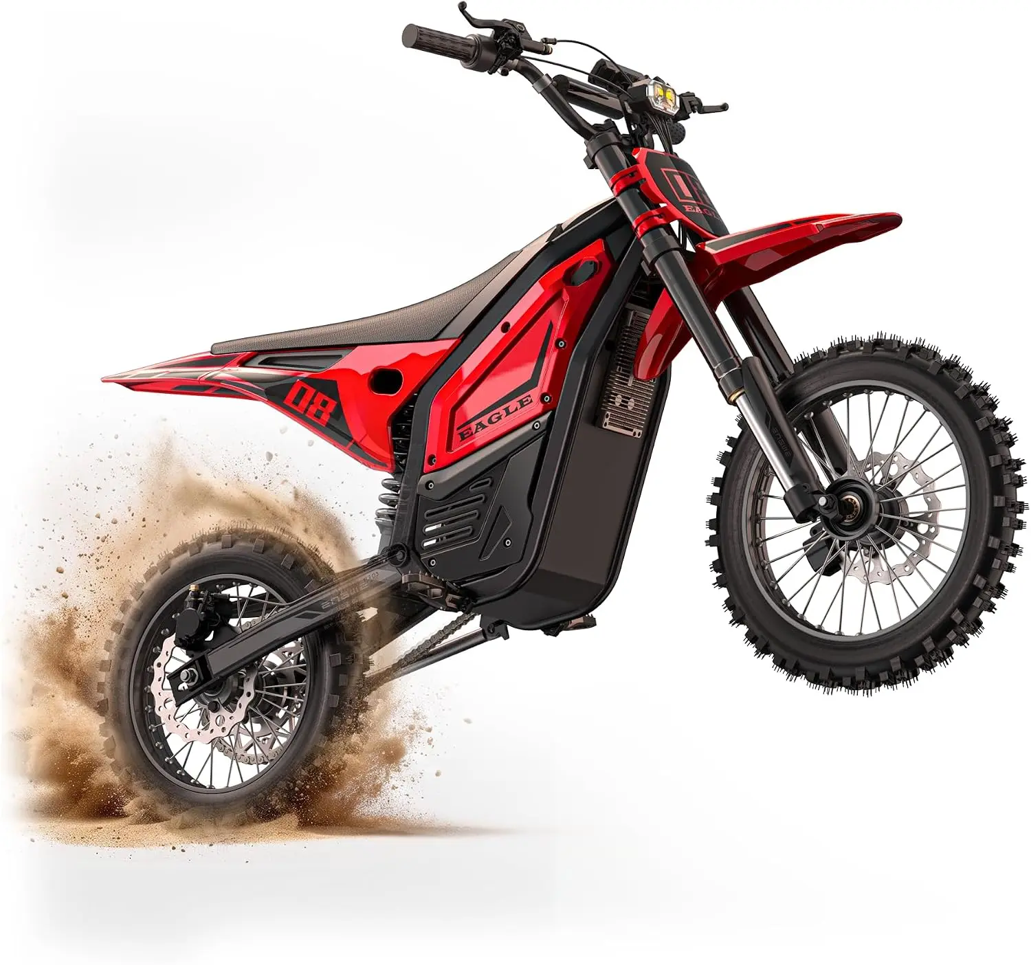 ENGWE Eagle 45MPH Electric Dirt Bike for Teens Youth Off Road Electric Bike | 3200W Peak Motor,220Nm Torque,55 Mi Range,Full Suspension Hydraulic Brakes,Off-road Tyres for Teens Adventure & Trail Riding