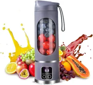 Ultimate Portable Blender! Rechargeable & Compact for Smoothies On-The-Go - Perfect Travel, Back To School & Gym! Leak Proof Design, Makes Shakes & Baby Food in Seconds cup juicer rechargeable mini blender.