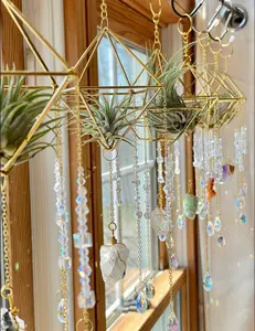 Wire Wrapped Crystal Suncatcher for Windows – Rainbow Teardrop Crystals, Sun Catcher Décor, Gift Box, Gifts for Her or Him