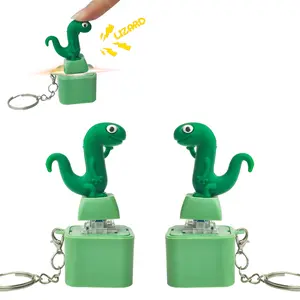 Lizard Sound Button Simulation Lizard Keychain Fun Gift with Unique Design and Sound Feature Gifts for friends