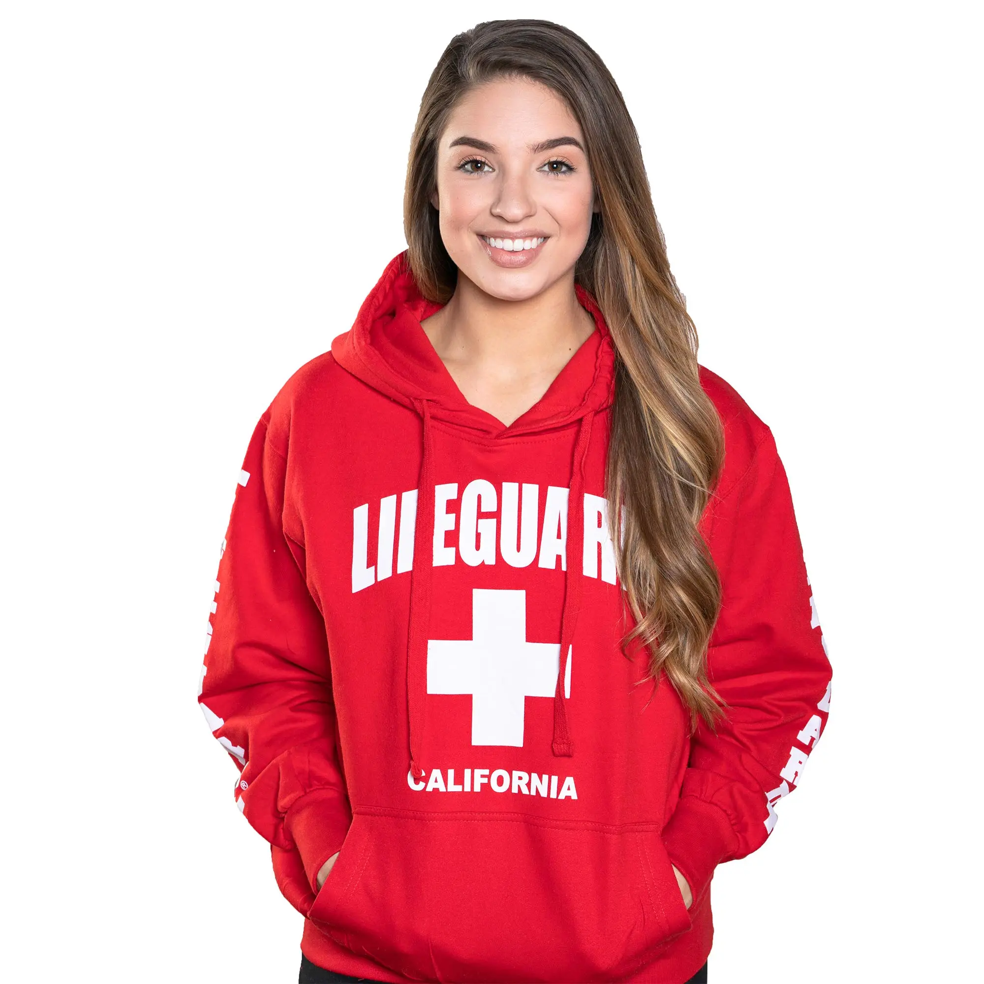 LIFEGUARD Officially Licensed Ladies California Hoodie Sweatshirt Apparel for Women