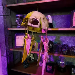 Gothic Skull Wind Chime – Vegan Bone Decor