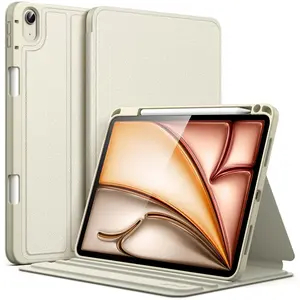 JETech Case for iPad Air 11-Inch M4/M3/M2 (2026/2025/2024), iPad Air 5/4 (2022/2020 5th/4th 10.9-Inch) with Pencil Holder, Slim Folio Stand Protective Tablet Cover