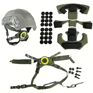 Tactical Helmet Suspension Lanyard, Hanging System Chin Strap Replacement, Compatible with Team Wendy Fast Mich Helmets, Durable Design