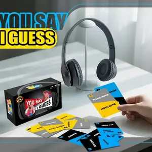 Headphone Party Card Challenge Card Parent Child Interaction Headphone Game Children Adult Toys Festival Gifts Party Cards Game Card Games
