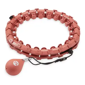 Weighted Fitness Hoop, Adjustable Diameter, 1 Hoop