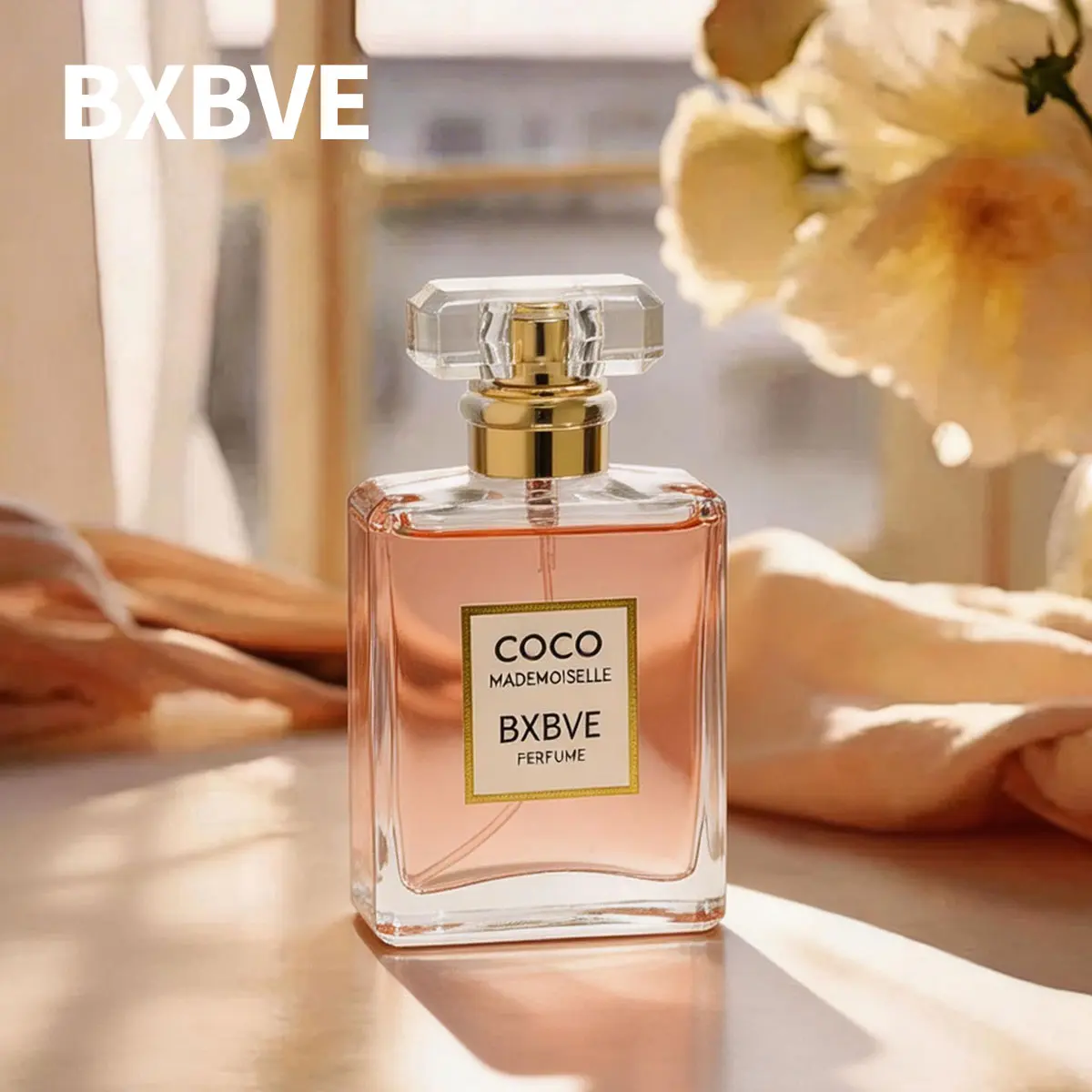 BXBVE Luxury Eau de Parfum 50ml (1.7 FL Oz), Long Lasting Unisex Fragrance Spray, Floral Citrus & Rose Scent, Elegant Luxury Perfume for Daily Wear & Gift,