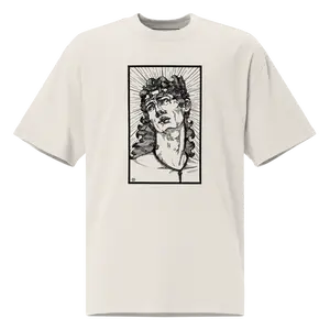 CELESTIAL ROCK GOD Oversized faded t-shirt Light
